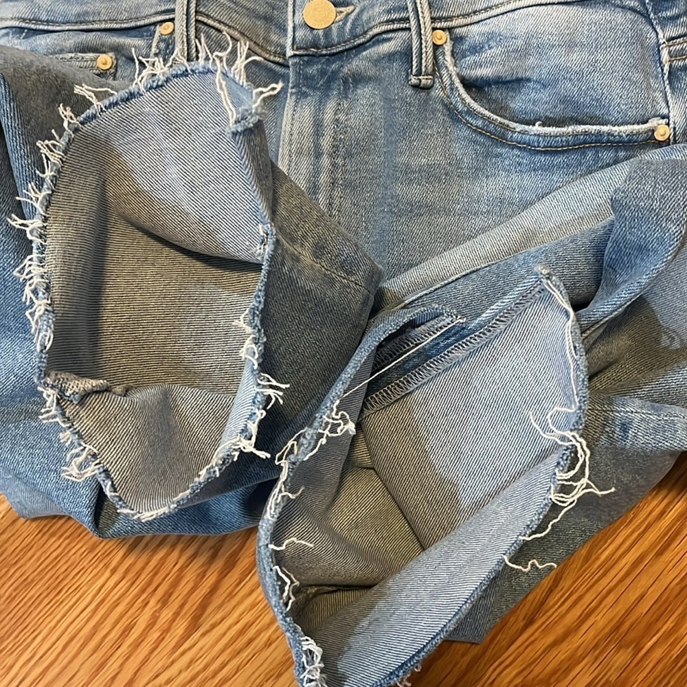 MOTHER The Insider Crop Step Fray Size 29 NWT - Picture 13 of 15
